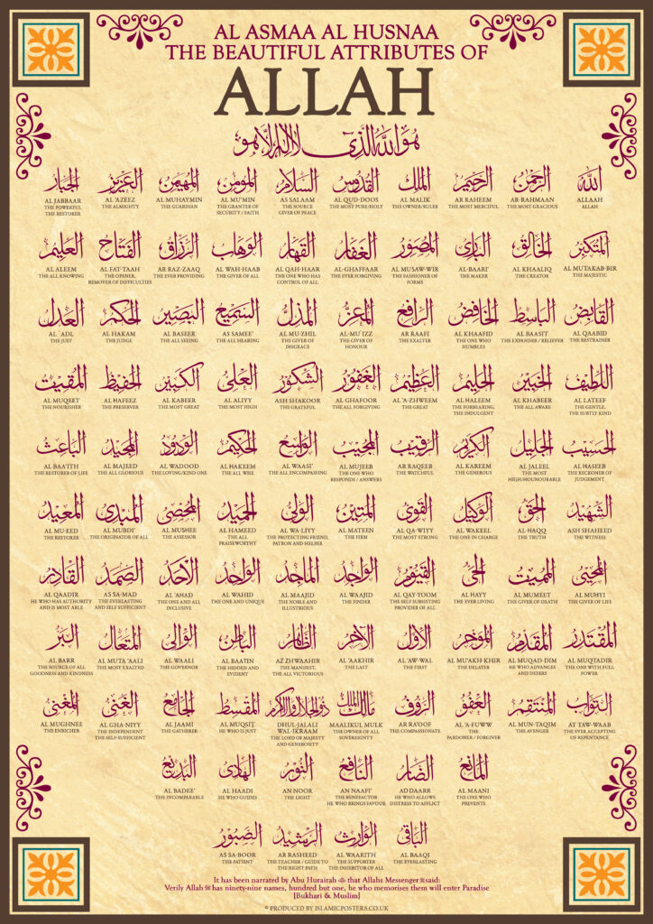 99 name of allah